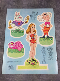 Unused Uncut ALICE IN WONDERLAND Paper Doll Set (Disney, Whitman, 1976)