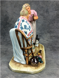 Norman Rockwell SPRING TONIC - The Tender Years - Four Seasons 7-1/2" Figurine