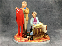 Norman Rockwell CHILLY RECEPTION - The Tender Years - Four Seasons 8" Figurine