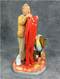 Norman Rockwell CHILLY RECEPTION - The Tender Years - Four Seasons 8" Figurine