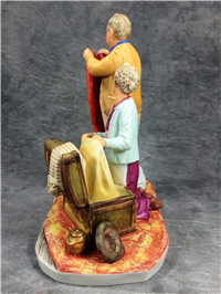 Norman Rockwell CHILLY RECEPTION - The Tender Years - Four Seasons 8" Figurine