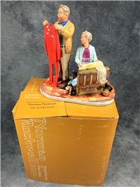 Norman Rockwell CHILLY RECEPTION - The Tender Years - Four Seasons 8" Figurine