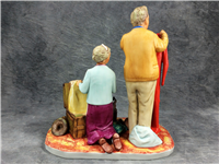 Norman Rockwell CHILLY RECEPTION - The Tender Years - Four Seasons 8" Figurine