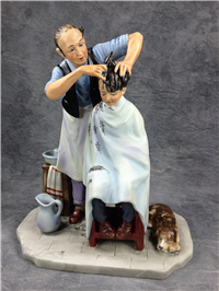 Norman Rockwell SHEAR AGONY (Summer) - Going on Sixteen - Four Seasons 8-1/4" Figurine