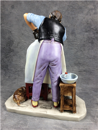 Norman Rockwell SHEAR AGONY (Summer) - Going on Sixteen - Four Seasons 8-1/4" Figurine