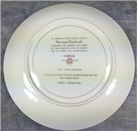 Norman Rockwell SPRING TONIC Tender Years Four Seasons 10-1/2" Plate (Gorham, 1978)