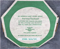 Norman Rockwell SPRING TONIC Tender Years Four Seasons 10-1/2" Plate (Gorham, 1978)