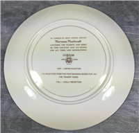 Norman Rockwell FALL - CHILLY RECEPTION Four Seasons 10-1/2" Plate (Gorham, 1978)
