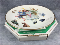Norman Rockwell SWEET SONG SO YOUNG Four Seasons 10-1/2" Plate (Gorham 1973)