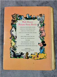 Vintage THE RUNAWAY LAMB AT THE COUNTY FAIR Picture Story Book (Disney, 1949)