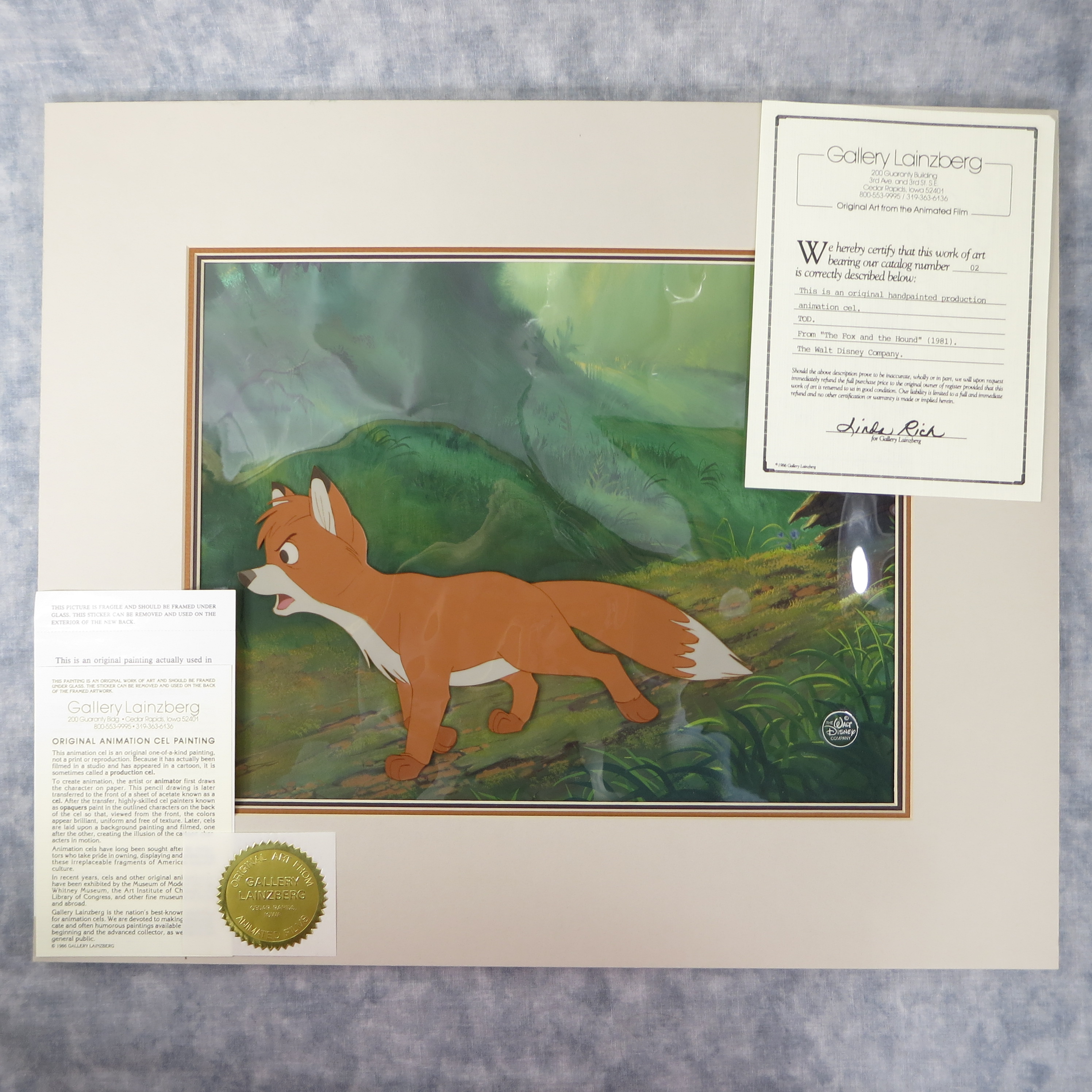 How much is Fox and the Hound 'TOD' Original Animation Production Cel ...