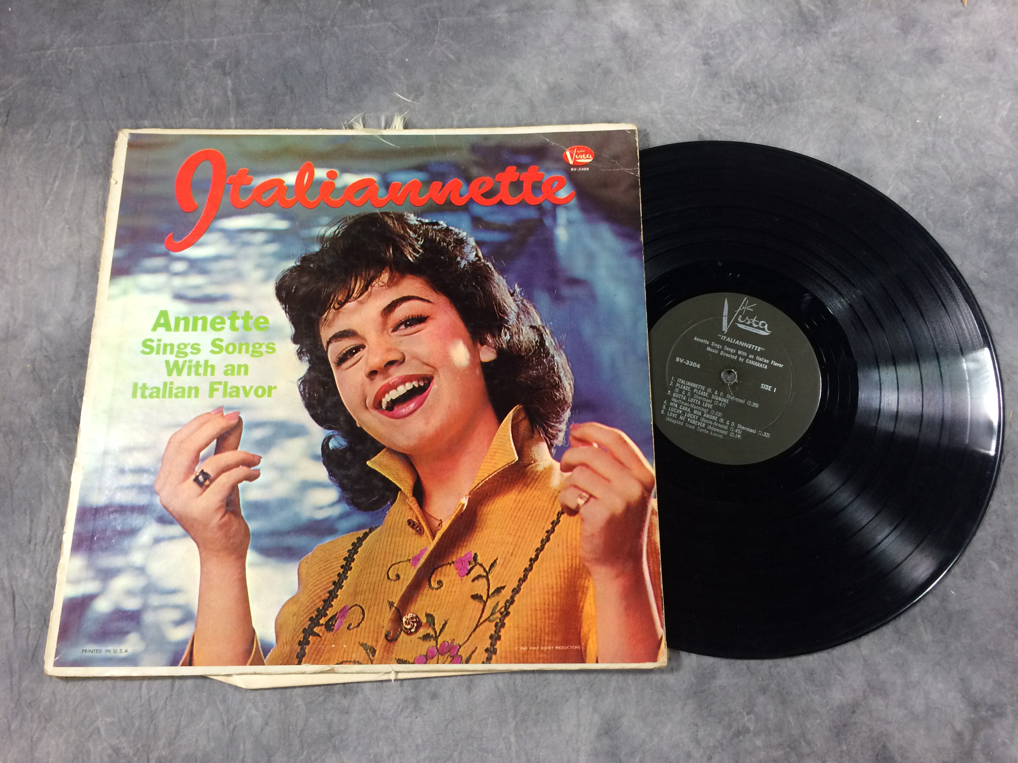 How much is ANNETTE FUNICELLO Italiannette (Disney, Buena Vista BV-3304 ...