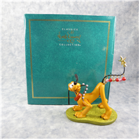 PLUTO HELPS DECORATE 5-1/2 inch Disney Figurine (WDCC, 11K-41112-0, 1996)