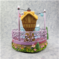 DONALD HUEY DEWEY & LOUIE 8-1/2 inch Donald's Teacup Ride Snow Globe (Disney Direct, 28563, 1993)