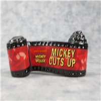 OPENING TITLE Mickey Cuts Up Disney Scroll (WDCC, 1203580, 1999-2001)