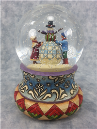 SNOWY DAY, FROSTY FRIEND 6 inch Musical Snow Globe (Jim Shore, Enesco, 4008849, 2007)