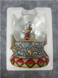 SNOWY DAY, FROSTY FRIEND 6 inch Musical Snow Globe (Jim Shore, Enesco, 4008849, 2007)