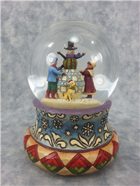 SNOWY DAY, FROSTY FRIEND 6 inch Musical Snow Globe (Jim Shore, Enesco, 4008849, 2007)