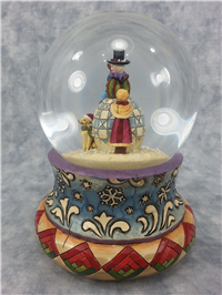 SNOWY DAY, FROSTY FRIEND 6 inch Musical Snow Globe (Jim Shore, Enesco, 4008849, 2007)