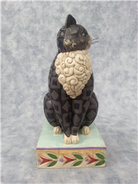 LUCKY 6-1/2 inch Black Cat Figurine (Jim Shore, Enesco, 4007498, 2006)