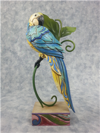 PRETTY BIRD 8-1/4 inch Macaw Figurine (Jim Shore, Enesco, 4009249, 2007)