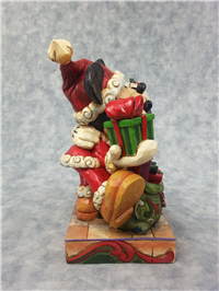 A CHRISTMAS KISS 6-1/2 inch Disney Minnie & Mickey Mouse Figurine (Jim Shore, Enesco, 4009120, 2007)