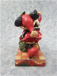 A CHRISTMAS KISS 6-1/2 inch Disney Minnie & Mickey Mouse Figurine (Jim Shore, Enesco, 4009120, 2007)