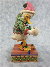 SANTA'S HIGH STRUNG HELPER 7-1/4 inch Disney Donald Duck Figurine (Jim Shore, Enesco, 4008064, 2007)