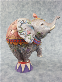 BALANCE 6-1/2 inch Circus Elephant Figurine (Jim Shore, Enesco, 4009741, 2007)