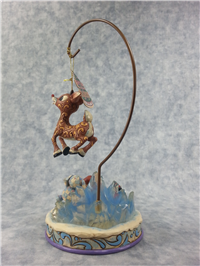 LAND OF MISFIT TOYS 10-1/2 inch Ornament Holder & 3-1/4 inch Rudolph The Red-Nosed Reindeer Figurine (Jim Shore, Enesco, 4009806, 2008)