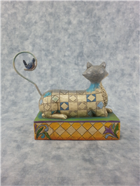 PATIENCE 5-3/4 inch Cat/Bird Figurine (Jim Shore, Enesco, 4006926, 2006)