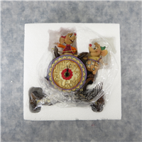 A STITCH IN TIME 7 inch Disney Cinderella GUS & JAQ Clock (Jim Shore, Enesco, 4039084, 2013)