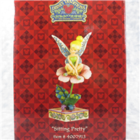 SITTING PRETTY 8 inch Disney Tinkerbell Figurine (Jim Shore, Enesco, 4007913, 2006)
