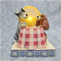A MOONLIT ROMANCE 6 inch Disney Lady and The Tramp Figurine (Jim Shore, Enesco, 4013252, 2008)