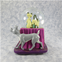 LADY AND THE TRAMP 7-3/4 inch Musical Snowglobe (Disney Store, #99447, 2008)