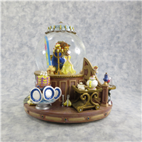 SLEEPING BEAUTY Enchanted Love 8 Inch Musical Firelight Snowglobe (Disney Direct, #19053, 1991)