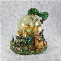 BAMBI 7-3/4 Inch Musical Snowglobe with Motion (Disney Store, #19487)