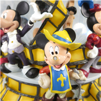 MICKEY MOUSE THROUGH THE YEARS 8-1/4 inch Rotating Snow Globe (Disney Direct, #95522)
