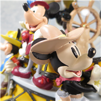 MICKEY MOUSE THROUGH THE YEARS 8-1/4 inch Rotating Snow Globe (Disney Direct, #95522)