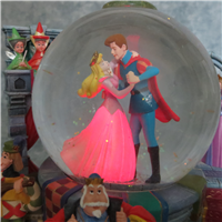 SLEEPING BEAUTY 6-1/2 inch 40th Anniversary Musical Snow Globe with Light (Disney, 1989)