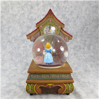 JIMINY CRICKET 10-1/2 inch Pinocchio Musical Rotating Snow Globe with Clock (Disney Direct)