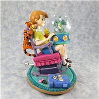 WINNIE THE POOH King Arthur & The Dragon 7-1/4 Inch Musical Snow Globe (Disney Direct, #25852)