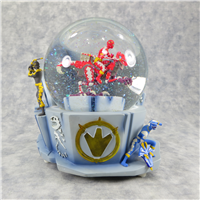 POWER RANGERS 6-1/2 Inch Snow Globe with Light (Disney, #95435, 2004)