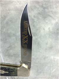 1998 CASE XX USA 61100 SS Limited Edition Jigged Bone Saddlehorn