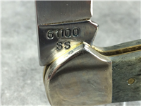 1998 CASE XX USA 61100 SS Limited Edition Jigged Bone Saddlehorn