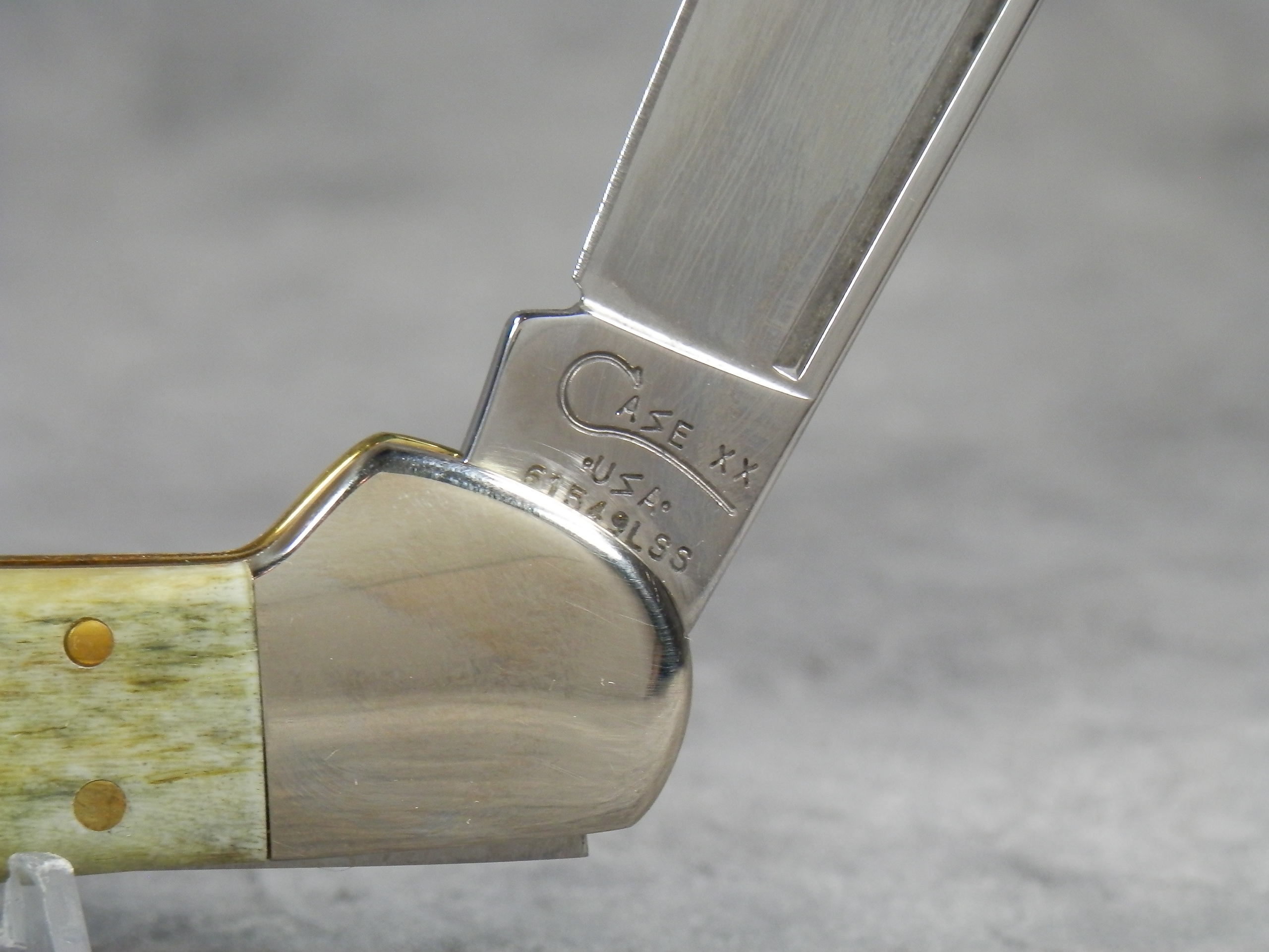 How much is 1998 Case Pocket Worn 61549 L SS Green Corn Cob Copperlock ...