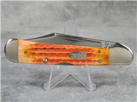 1998 CASE XX USA 61549L SS Orange Jigged Bone CopperLock