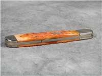 1998 CASE XX USA 61549L SS Orange Jigged Bone CopperLock