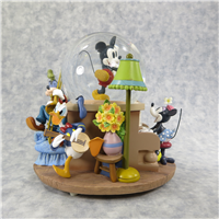 MINNIE'S YOO HOO Mickey's Follies 8 inch Musical Snow Globe (Disney Store, #95982)