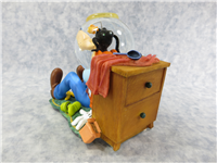 GOOFY'S FISH BOWL 7-1/2 inch Musical Snow Globe with Motion (Disney Direct, #28571)